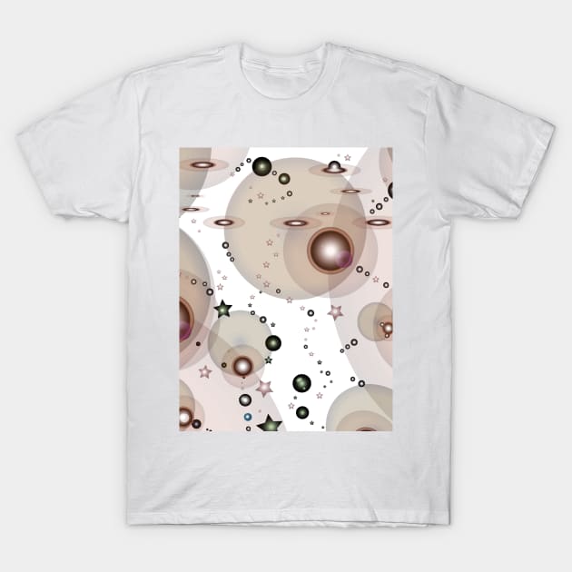 Futuristic, Living in space, space, digital, stars, graphic-design, surreal, galaxy, expressive, people, nature, planet, astronomy, cosmic, sky, art, moon, universe, fictional, fantasy, pattern, futuristic-pattern, space-pattern, Xmas, Christmas T-Shirt by PrintedDreams